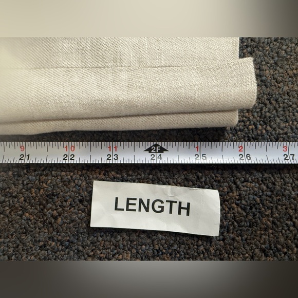 J Crew $118 'Kate' Woman's 6P Flax Capri Linen Blend Lined Tan Pant Summer - Picture 9 of 9